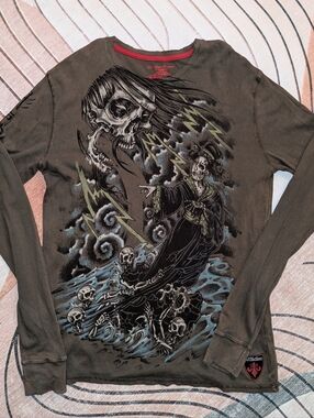 Affliction Limited Edition Red Label Premium Paul Jeffries Canada , XXL